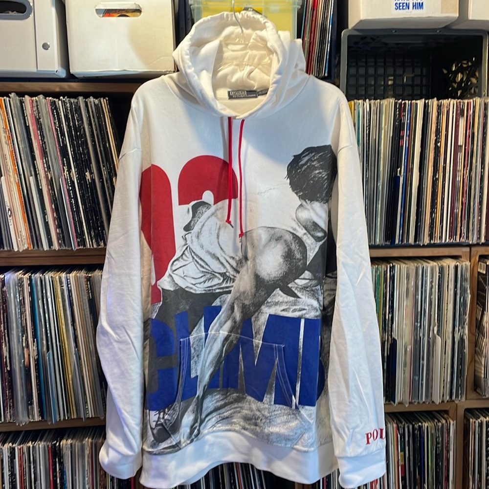 Polo by Ralph Lauren (men’s XXL) “92 Climb” White Hoodie